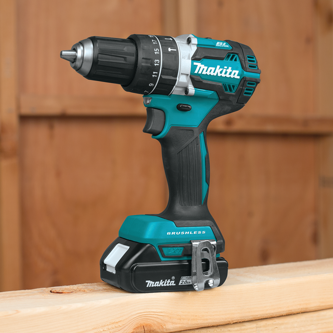 18V LXT? Lithium-Ion Compact Brushless Cordless 1/2" Hammer Driver-Drill Kit  (2.0Ah), Compact