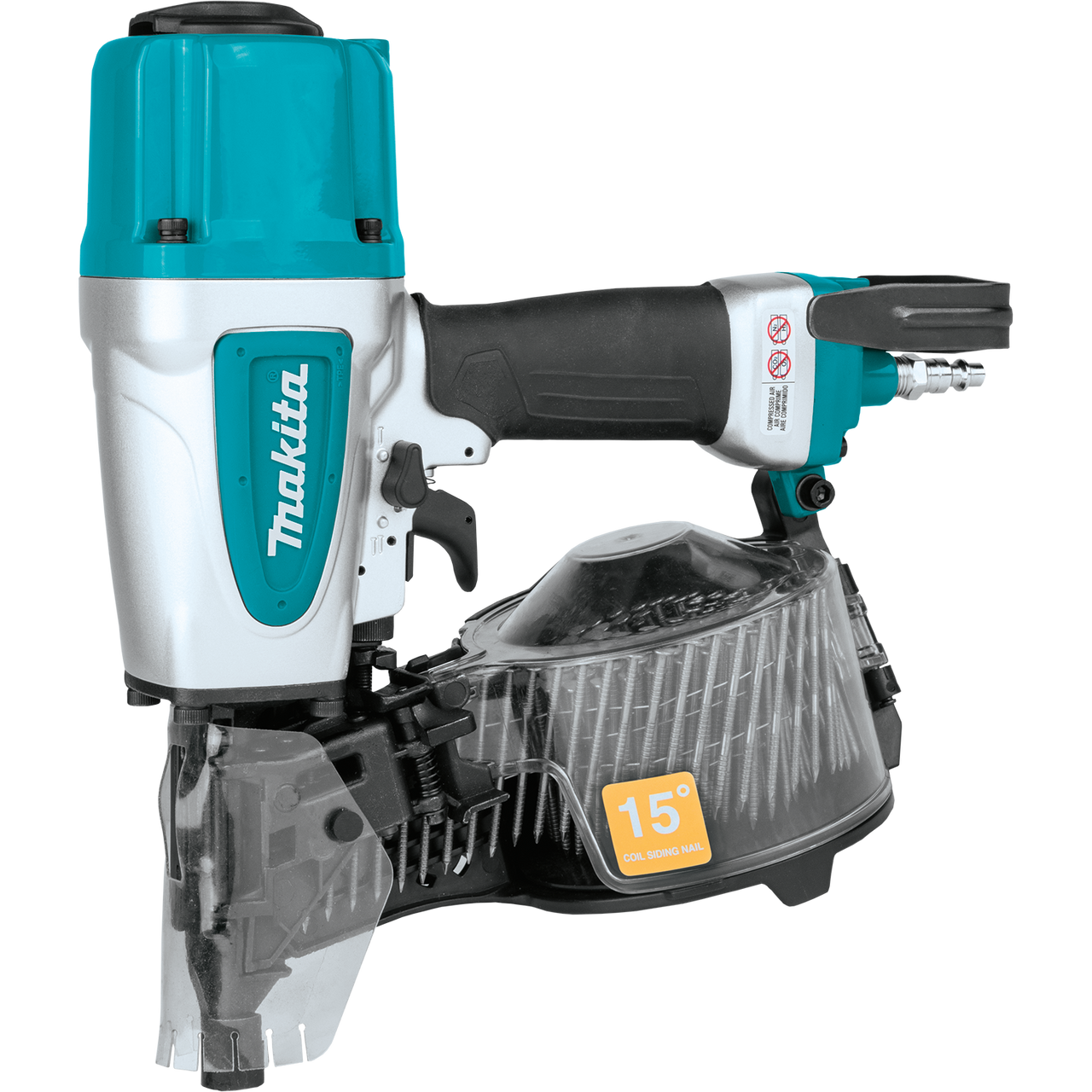 15Ã¸ 2-1/2" Siding Coil Nailer, Hex Wrench, AN613