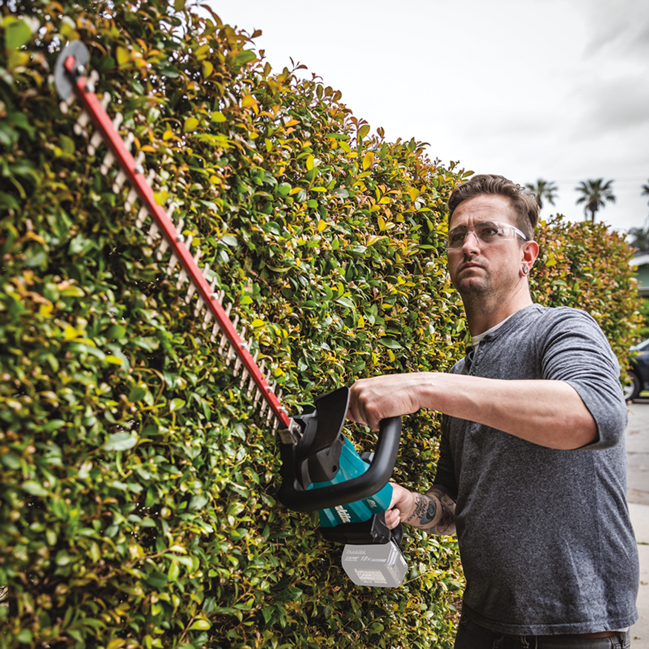 18V LXT? Lithium-Ion Brushless Cordless 24" Hedge Trimmer, Tool Only, Reverse function, XHU07Z