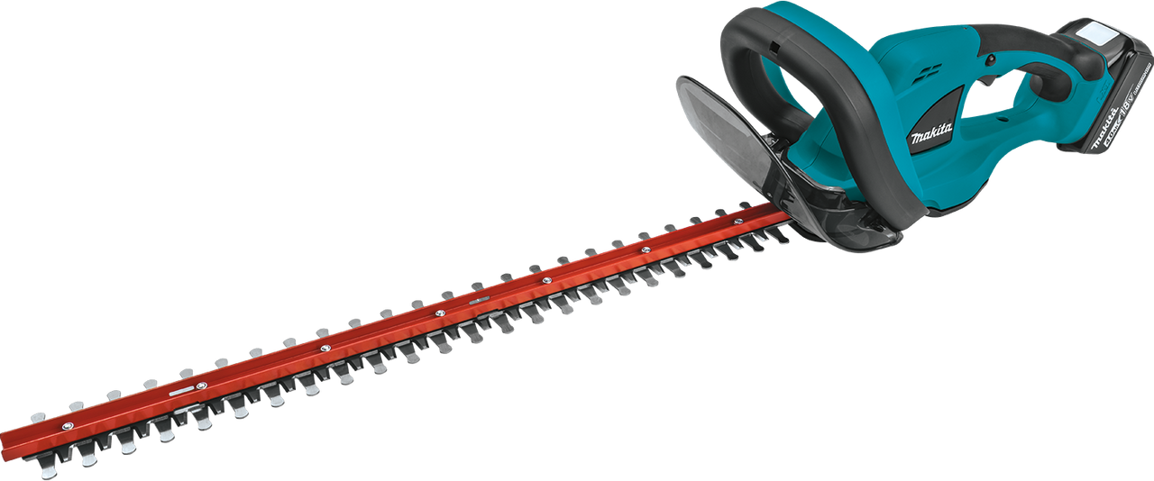 18V LXT? Lithium-Ion Cordless 22" Hedge Trimmer Kit (4.0Ah), Makita-built motor, XHU02M1