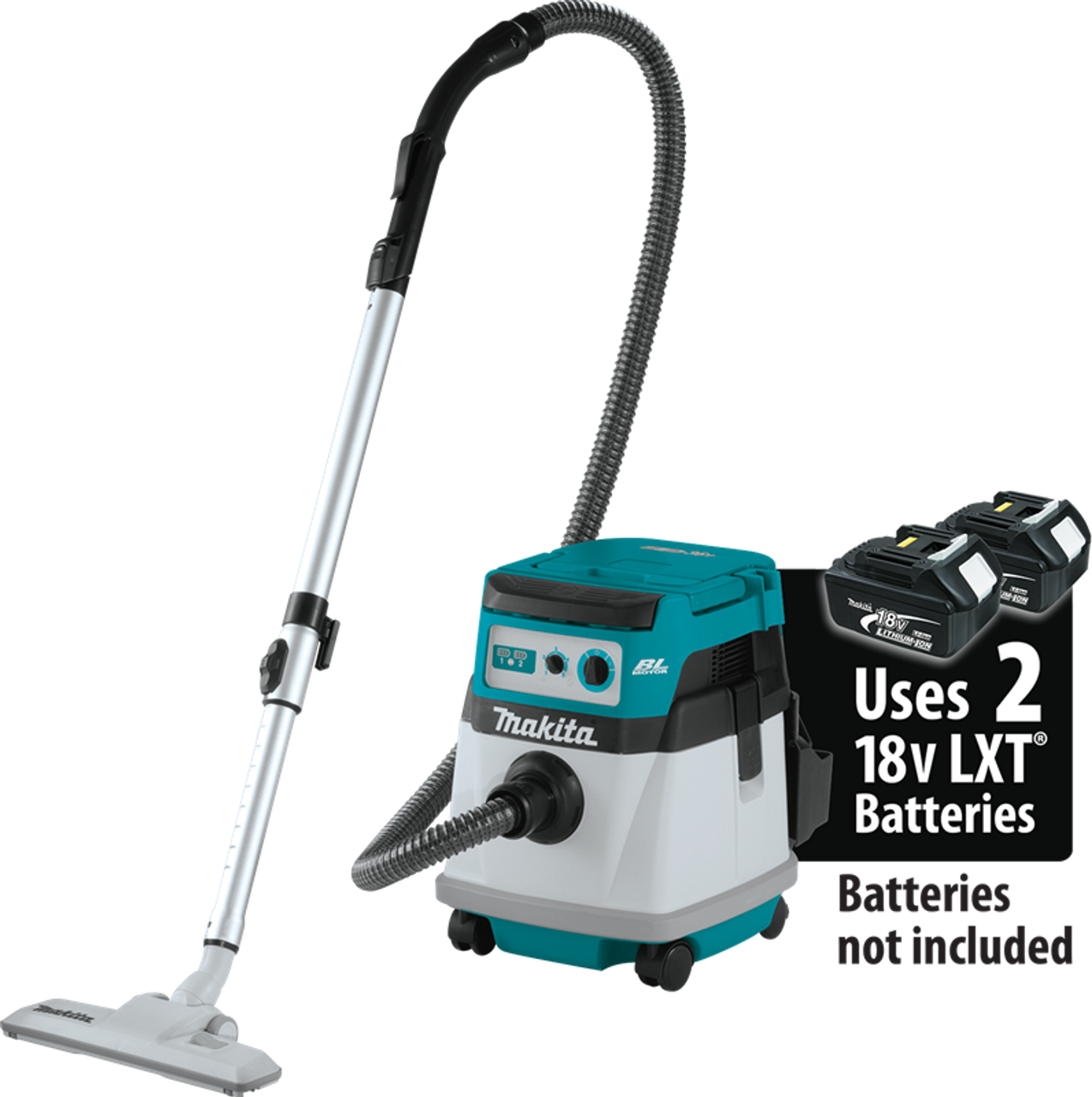 36V (18V X2) LXT? Brushless 4 Gallon Wet/Dry Dust Extractor/Vacuum, Tool Only, Oversized on-off switch, XCV23Z