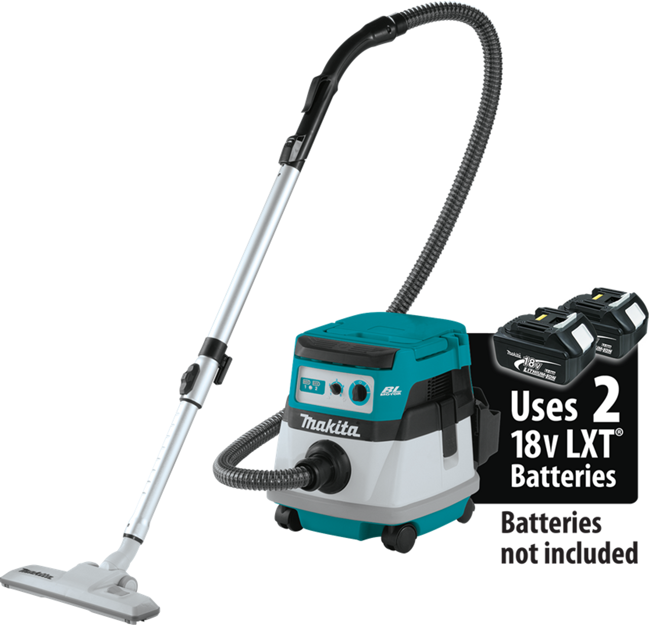 36V (18V X2) LXT? Brushless 2.1 Gallon Wet/Dry Dust Extractor/Vacuum, Tool Only, Oversized on-off switch, XCV20Z