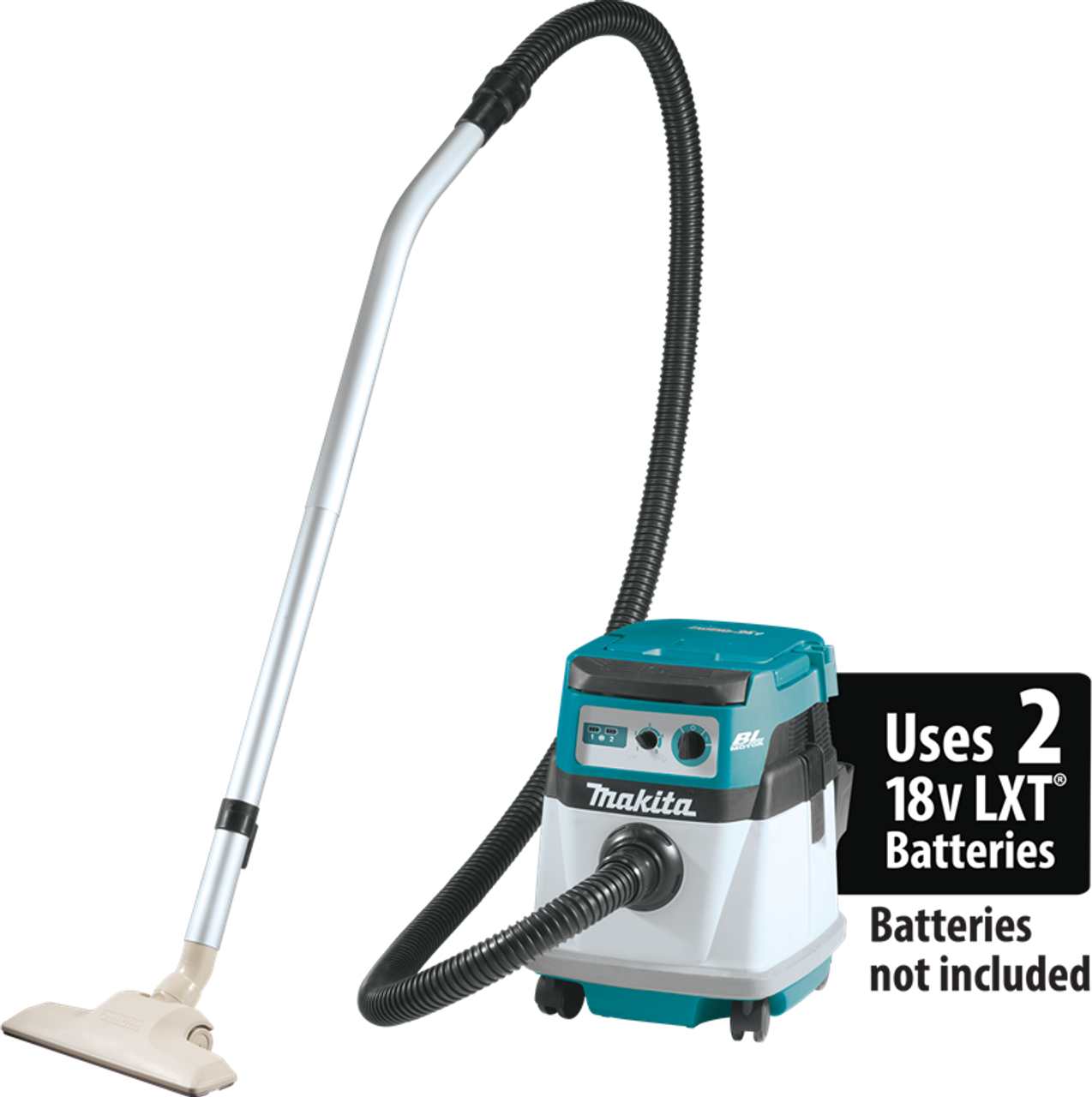 36V (18V X2) LXT? Brushless Gallon Wet/Dry Dust Extractor/Vacuum, Tool  Only, Makita Brushless motor, XCV14Z