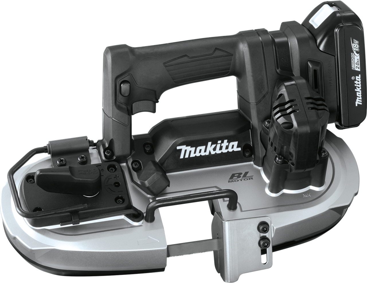 18V LXT? Lithium-Ion Sub-Compact Brushless Cordless Band Saw Kit (2.0Ah), Built-in L.E.D, XBP05R1B