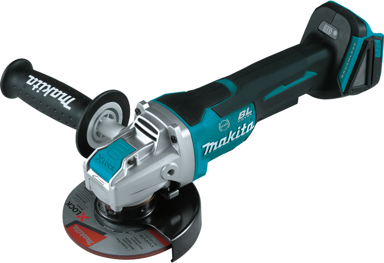 18V LXT? Lithium-Ion Brushless Cordless 4-1/2" / 5" Paddle Switch X-LOCK Angle Grinder, with AFT?, Tool Only, XAG26Z