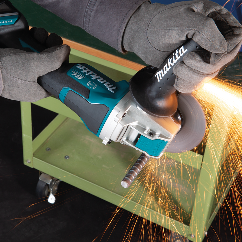 18V LXT? Lithium-Ion Brushless Cordless 4-1/2"Â / 5" Paddle Switch X-LOCK Angle Grinder, with AFT?, Tool Only, XAG26Z
