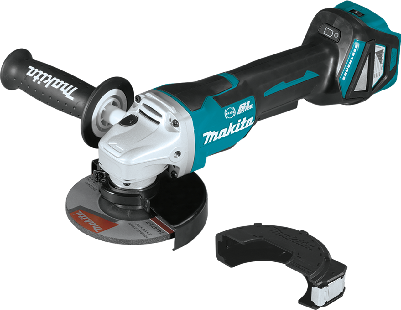 18V LXT? Lithium-Ion Brushless Cordless 4-1/2" / 5" Paddle Switch Cut-Off/Angle Grinder, with Electric Brake, Tool Only, XAG20Z