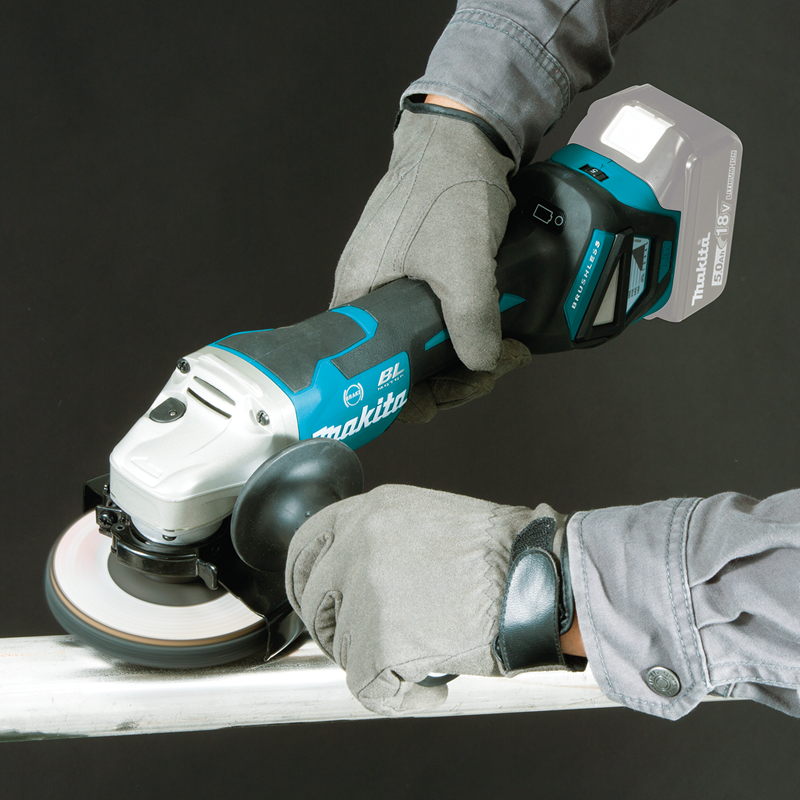 18V LXT? Lithium-Ion Brushless Cordless 4-1/2"Â / 5" Paddle Switch Cut-Off/Angle Grinder, with Electric Brake, Tool Only, XAG20Z