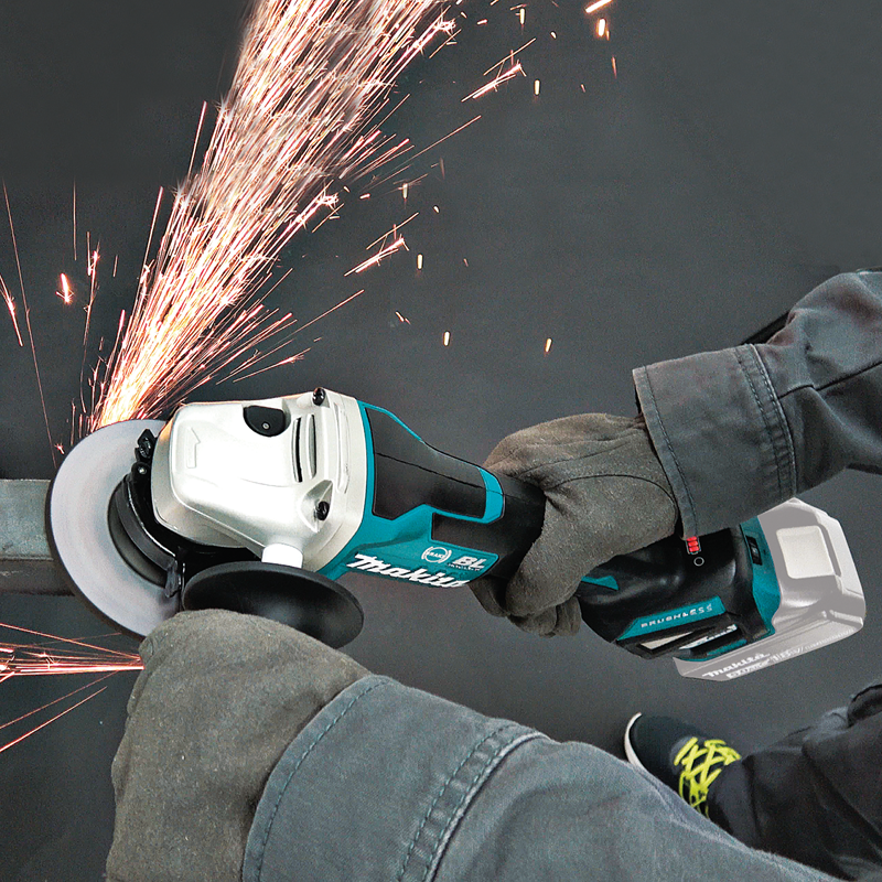 18V LXT? Lithium-Ion Brushless Cordless 4-1/2"Â / 5" Paddle Switch Cut-Off/Angle Grinder, with Electric Brake, Tool Only, XAG20Z