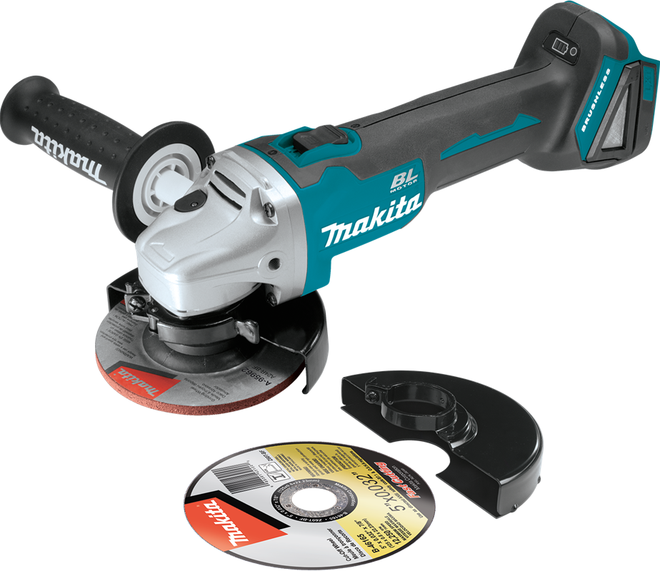 18V LXT? Lithium-Ion Brushless Cordless 4-1/2"Â / 5" Cut-Off/Angle Grinder, Tool Only, Automatic Speed Change, XAG04Z