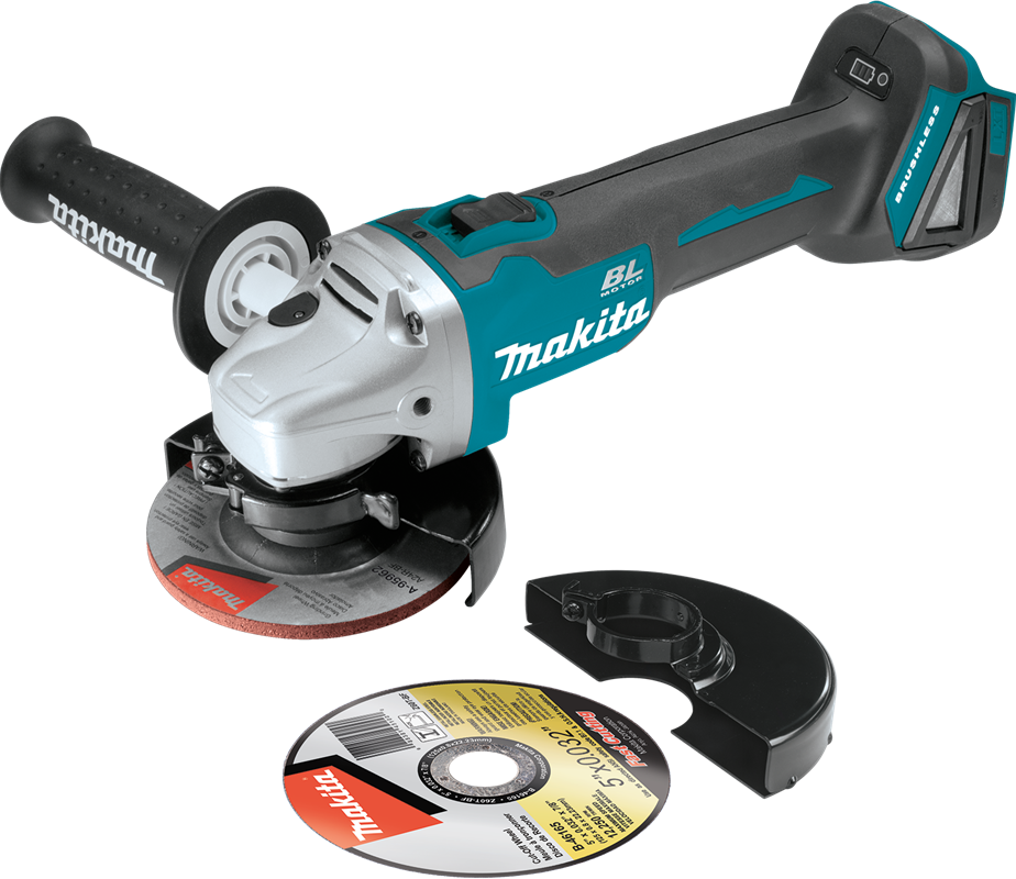 18V LXT? Lithium-Ion Brushless Cordless 4-1/2"A / 5" Cut-Off/Angle Grinder, Tool Only, Automatic Speed Change, XAG04Z
