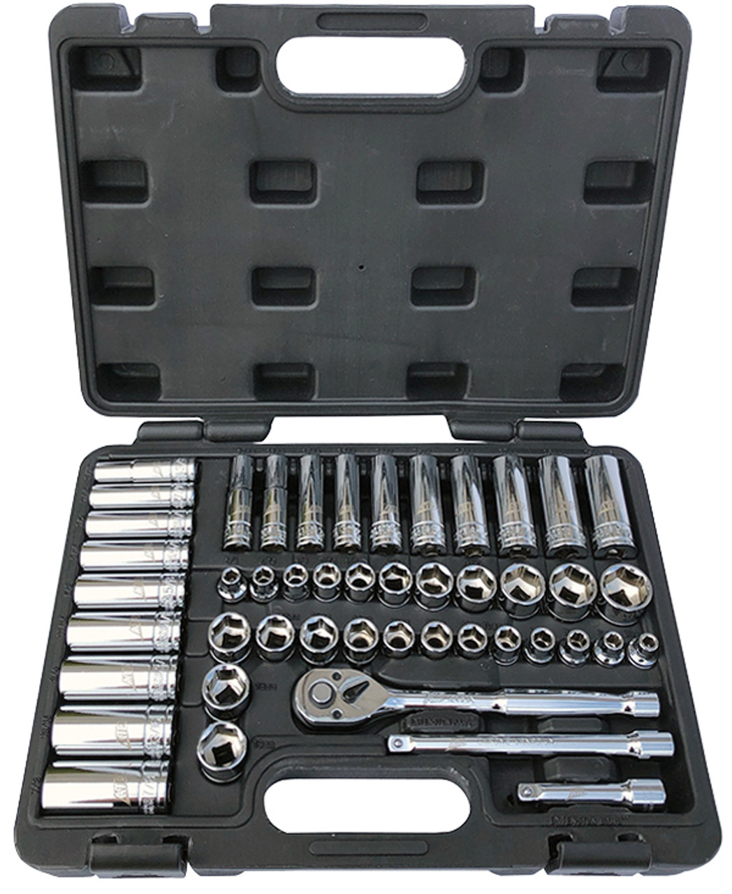 47 Pc. 3/8" Drive 6 Point SAE and Metric Pro Socket