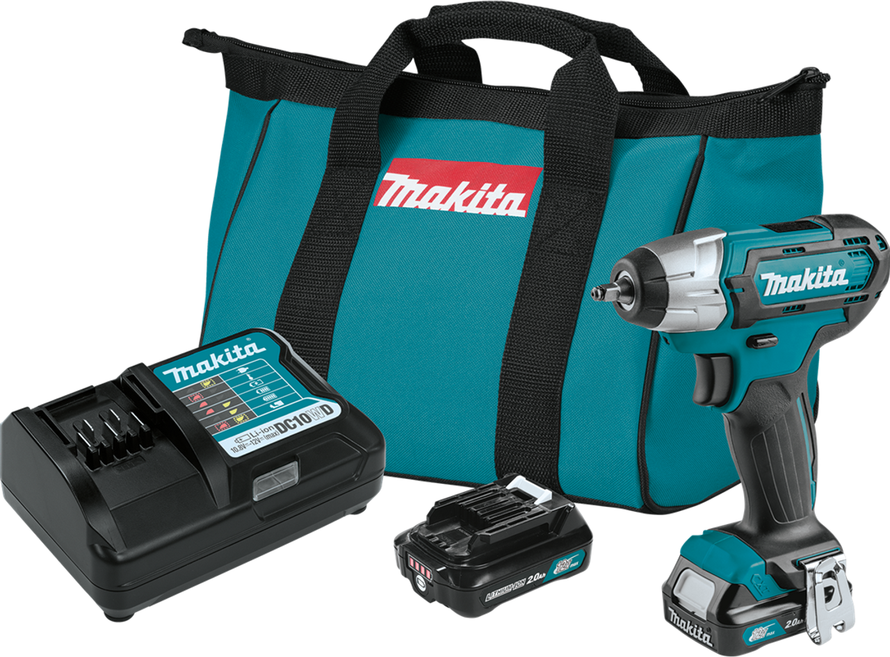 12V max CXT? Lithium-Ion Cordless 1/4" Impact Wrench Kit (2.0Ah), Ultra-compact design, WT04R1