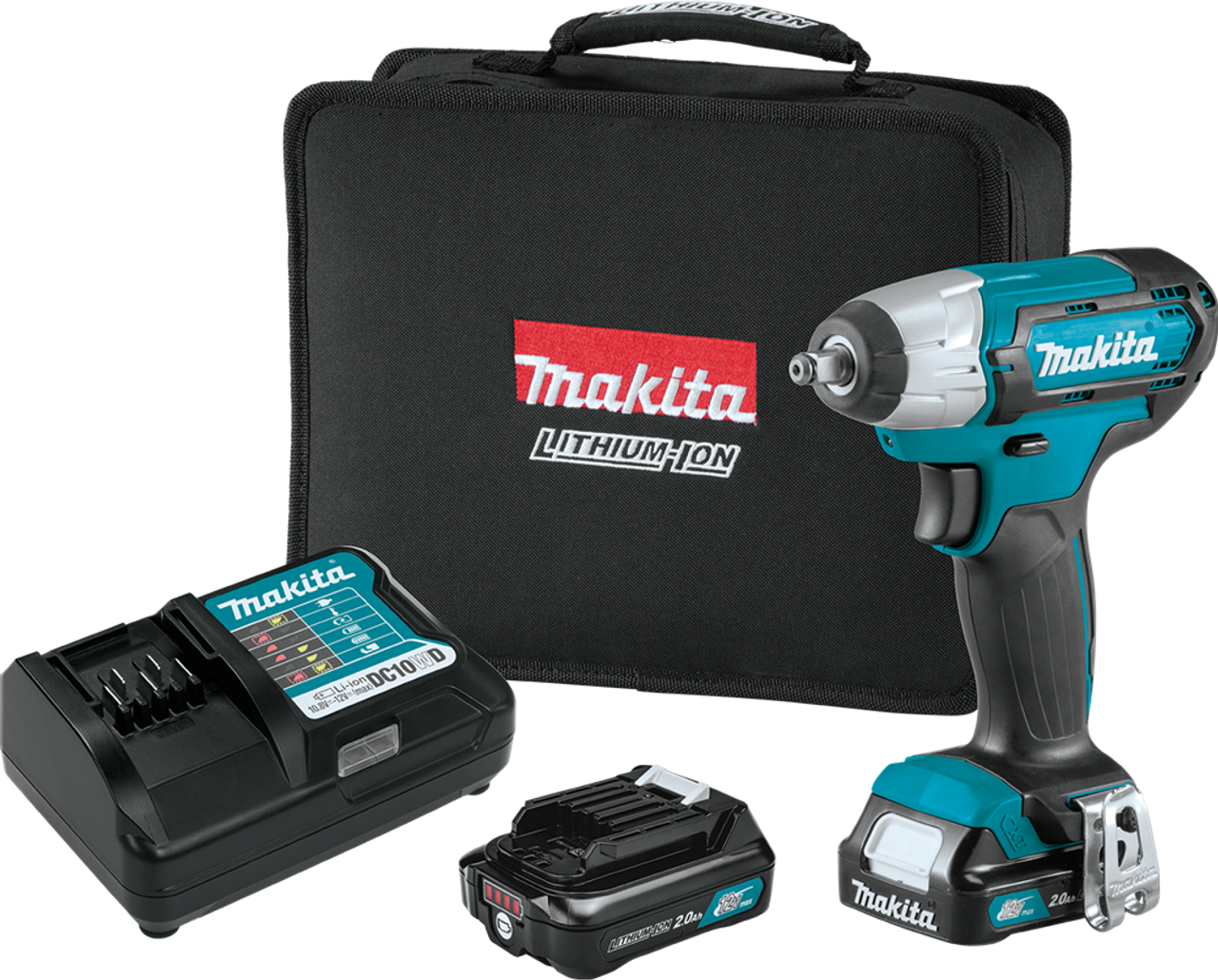 12V max CXT? Lithium-Ion Cordless 3/8" Sq. Drive Impact Wrench Kit (2.0Ah), Ultra-compact design, WT02R1