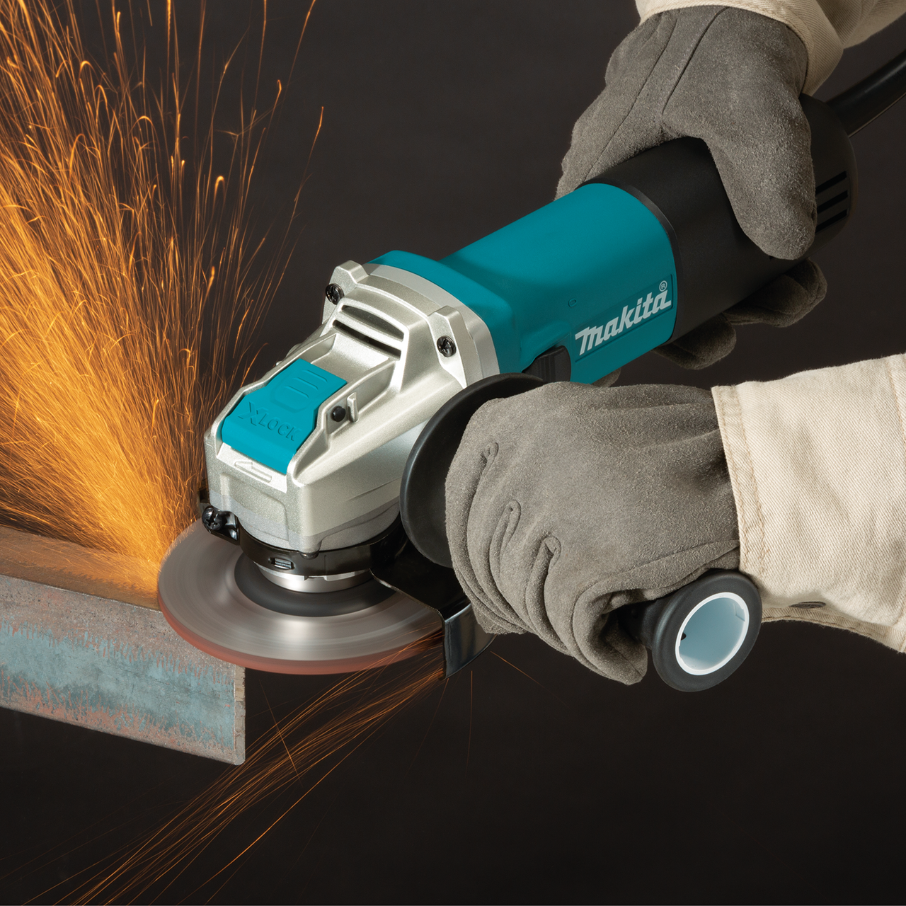 4-1/2" X-LOCK Angle Grinder, with AC/DC Switch, Compact Design, GA4570