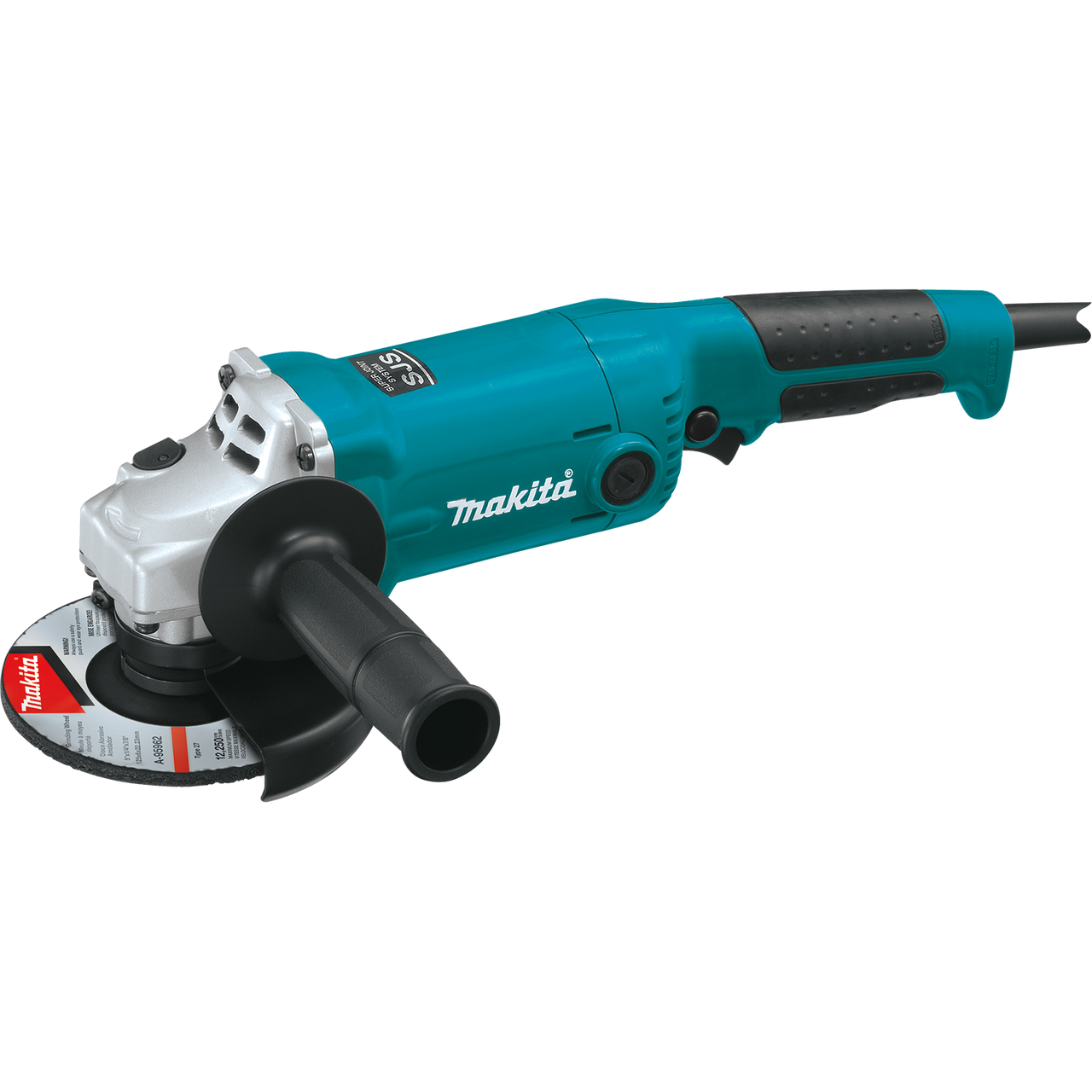 5" SJS Angle Grinder, with AC/DC Switch, Electric Brake, GA5020Y