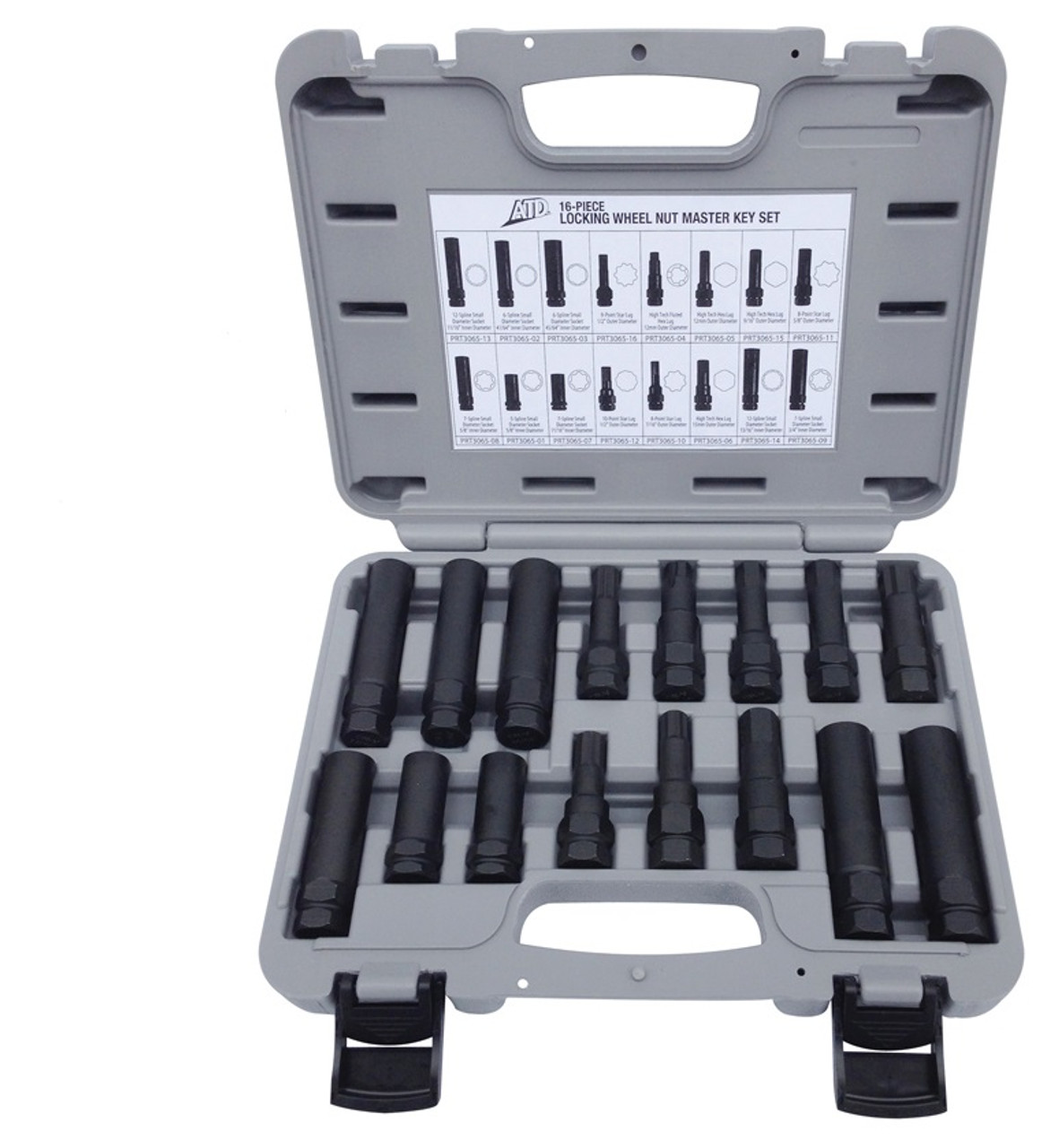 16 Pc. Locking Lug Nut Master Key Set