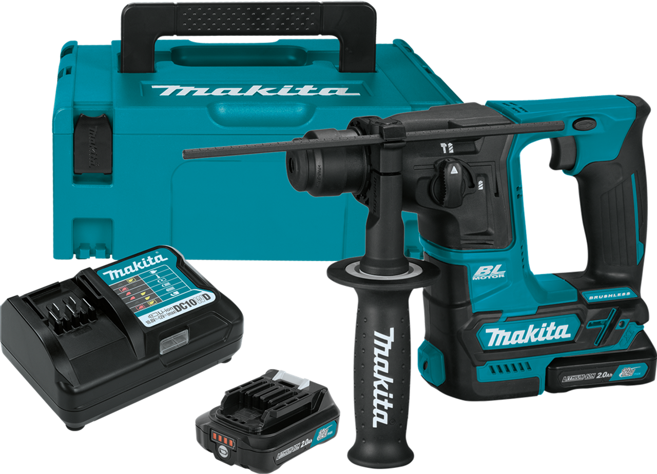 12V max CXT? Lithium-Ion Brushless Cordless 5/8" Rotary Hammer Kit, accepts SDS-PLUS bits (2.0Ah), RH01R1