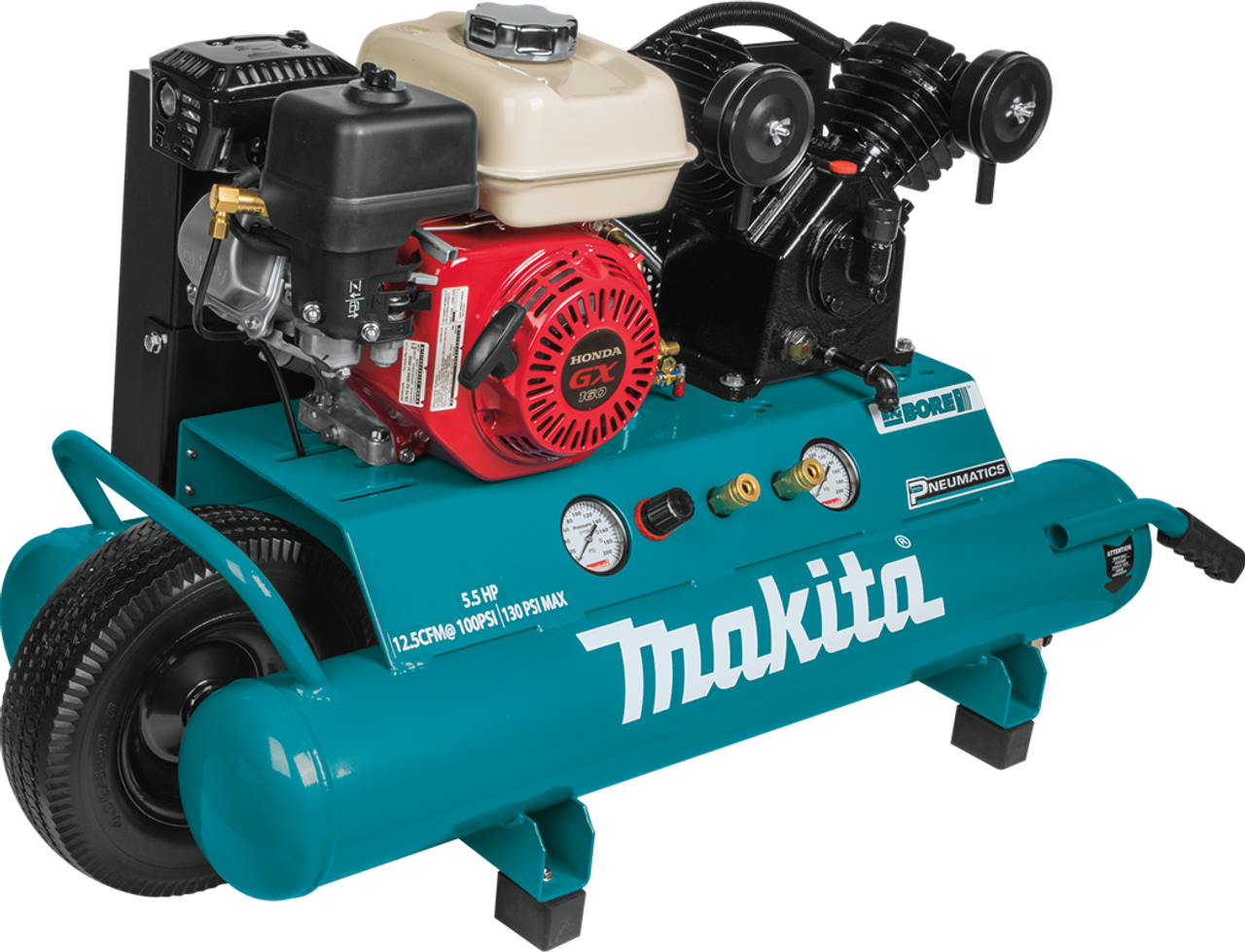 5.5 HP* Big Gas Air Compressor, twin MAC5501G