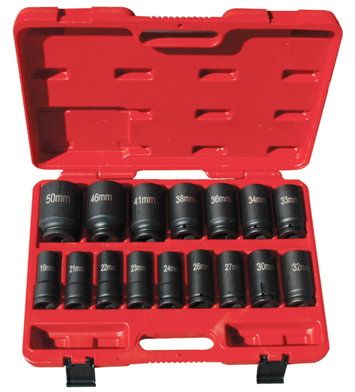 6 Point Metric Deep Length Impact Socket Set