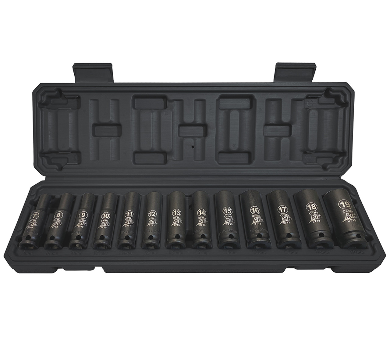 6-Point Metric Deep Impact Socket Set, 13 pc.