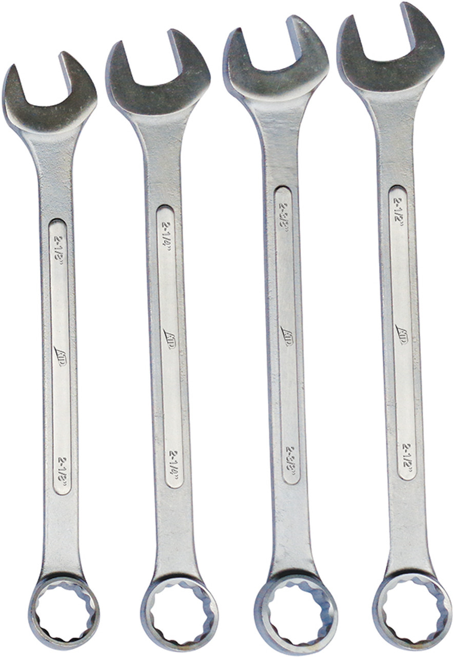 4 Pc. Jumbo SAE Combination Wrench Set