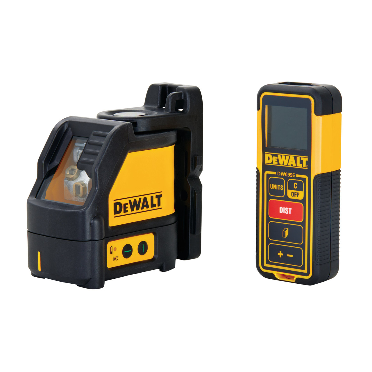 Dewalt DW0889CG Green Line Laser Level & 100 ft. Laser Distance Measurer Kit