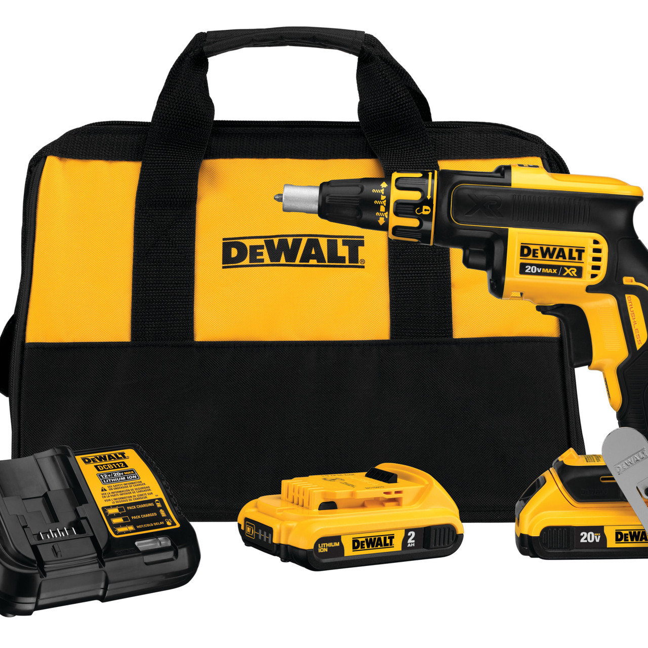 DEWALT DCK267M2 20V MAX* XR Li-Ion Cordless Drywall Screwgun & Impact  Driver Kit (4.0Ah)