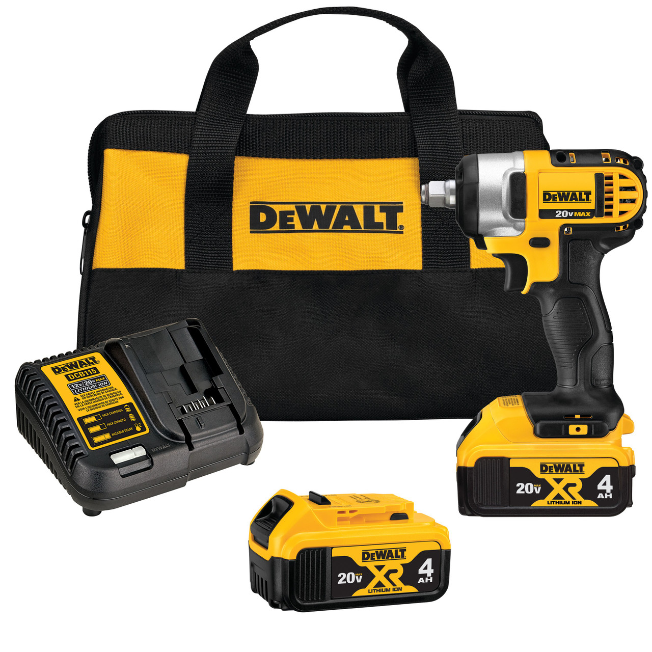 Dewalt DCF880HM2 20V MAX* 1/2 in. Impact Wrench Kit (Discontinued – replaced by DCF891P2)