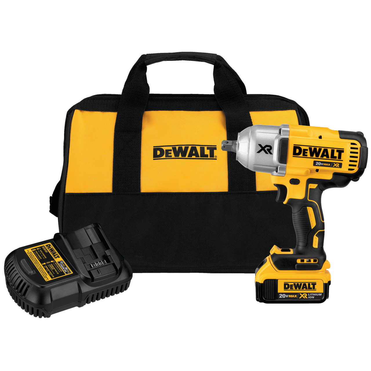 Dewalt DCF899M1 20V MAX* XR Brushless High Torque 1/2 in. Impact Wrench Kit with Detent Pin Anvil (4.0Ah)