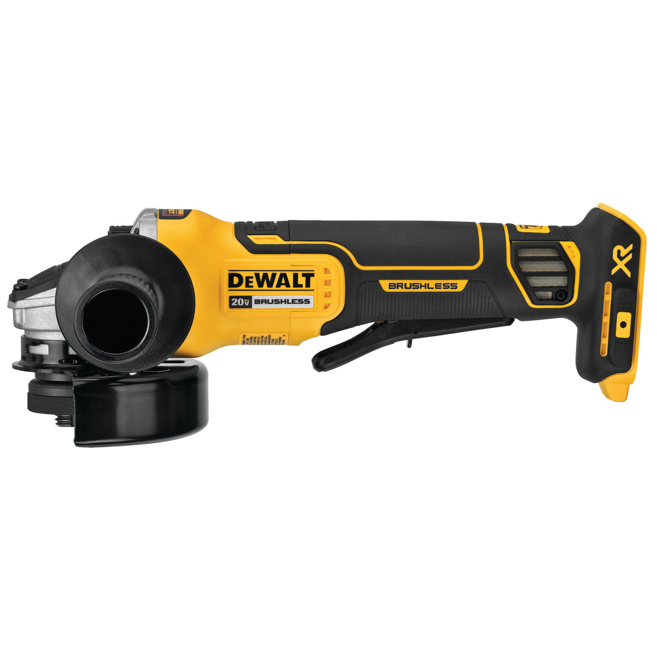 Dewalt DCG413B 20V MAX* XR Brushless 4.5 in. Paddle Switch Small Angle Grinder with Kickback Brake (Bare Tool)
