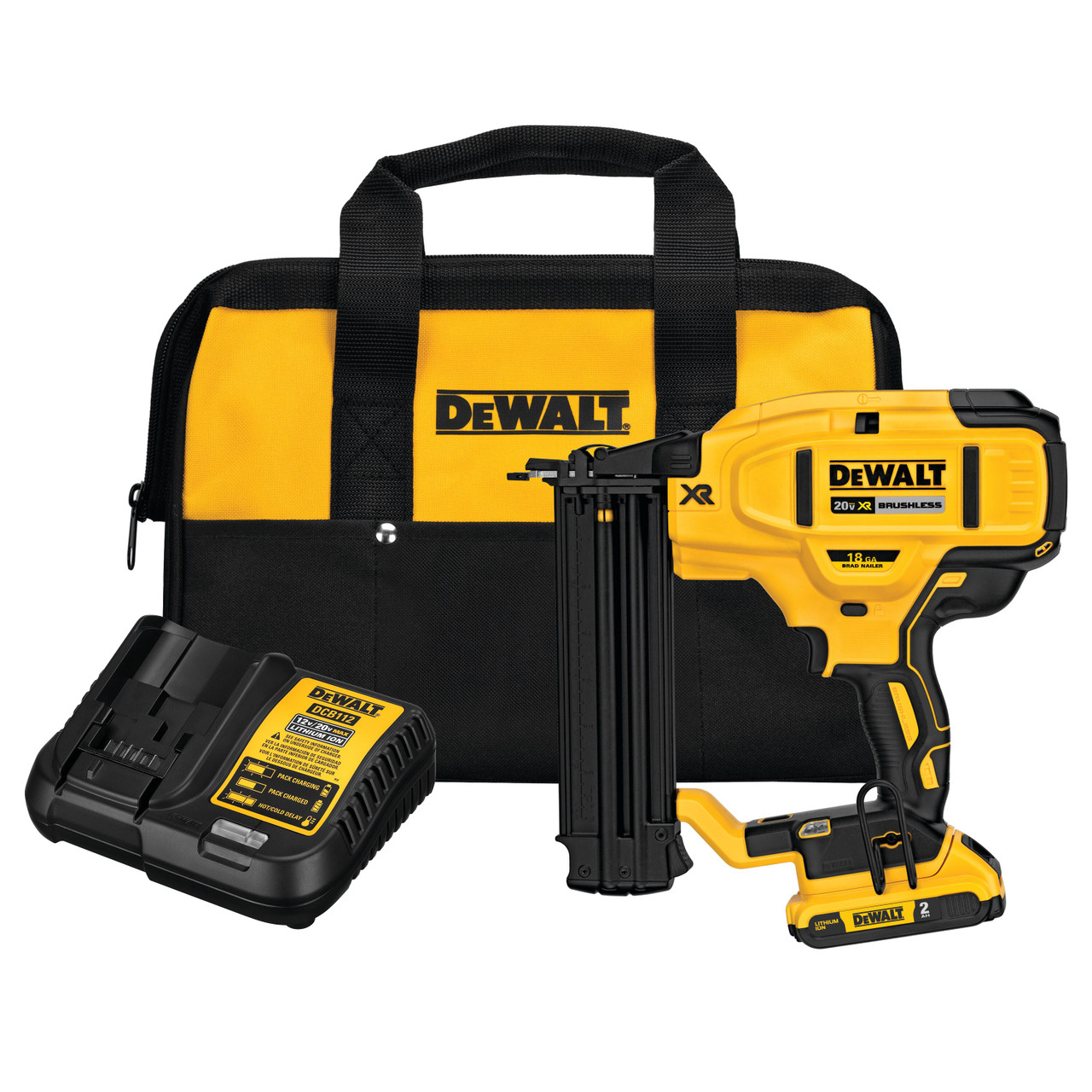 Dewalt DCN680D1 20V MAX* XR 18 Gauge Cordless Brad Nailer Kit