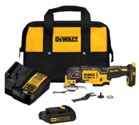 Dewalt DCS356C1 20V MAX* XR 3-Speed Cordless Oscillating Multi-Tool Kit