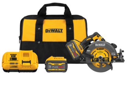 Dewalt DCS578X2 FLEXVOLT 60V MAX* Brushless 7‑1/4" Cordless Circular Saw with Brake Kit
