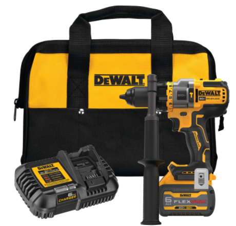 Dewalt DCD999T1 20V MAX* XR Brushless 1/2" Cordless Hammer Drill/Driver Kit with FLEXVOLT ADVANTAGE™