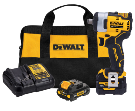 Dewalt DCF901GJ1G1 XTREME 12V MAX* Brushless 1/2" Cordless Impact Wrench Kit