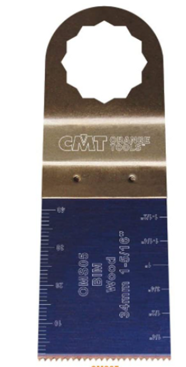 CMT OMS05-X50,34mm Precision Cut, 34mm Extra-Long Life Plunge and Flush-Cut for Wood,50 Piece Pack