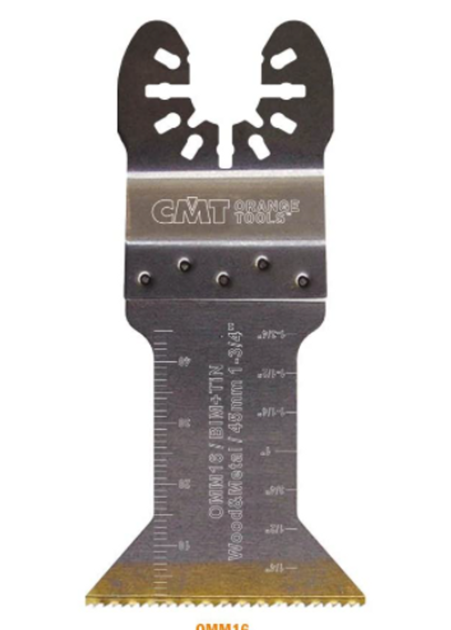CMT OMM16-X50,45mm Extra-Long Life Plunge and Flush-Cut for Wood and Metal,50 Piece Pack