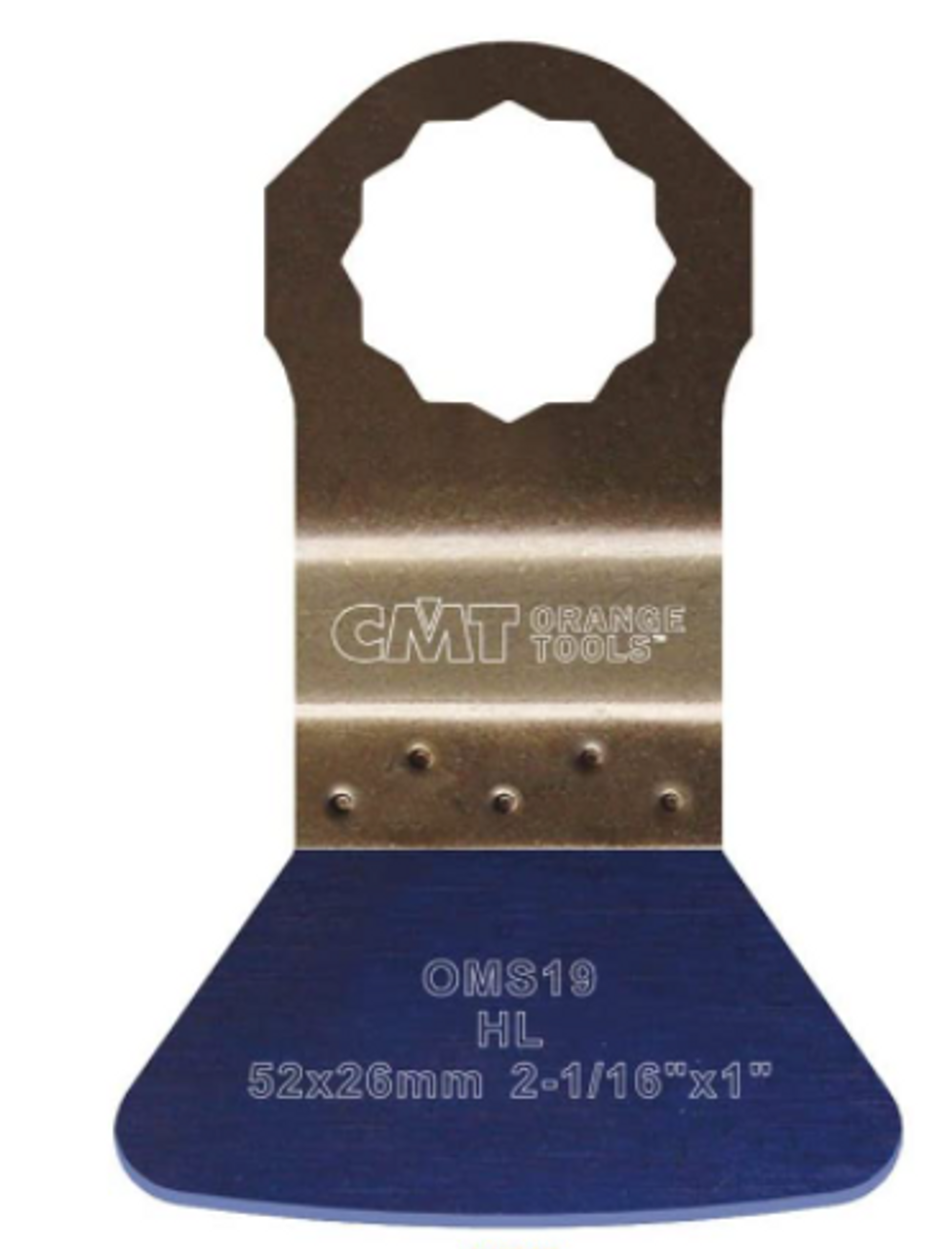 CMT OMS19-X5,52mm Rigid Scraper for all materials,5 Piece Pack