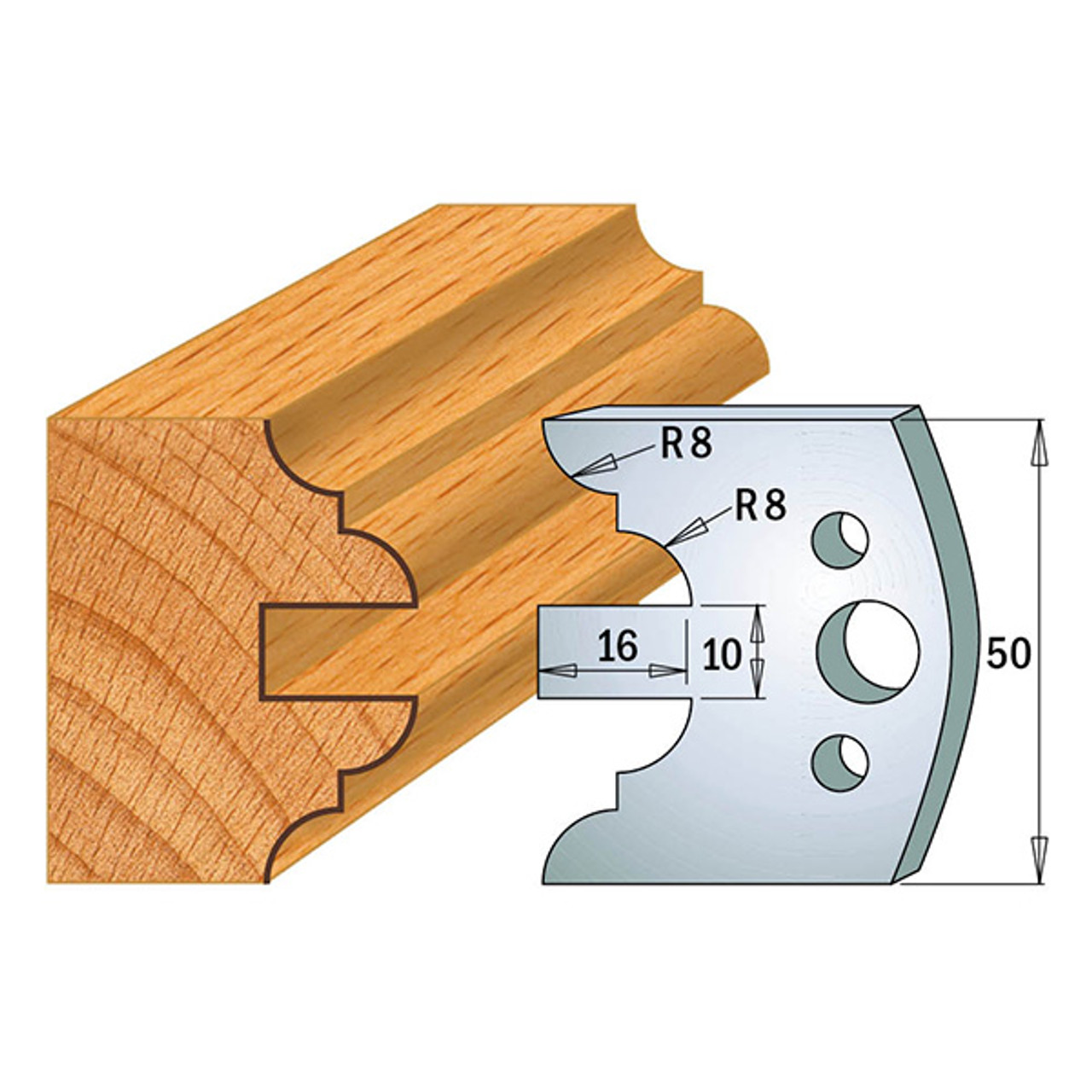 CMT Profile Knives 690.522 Limiters 691.522