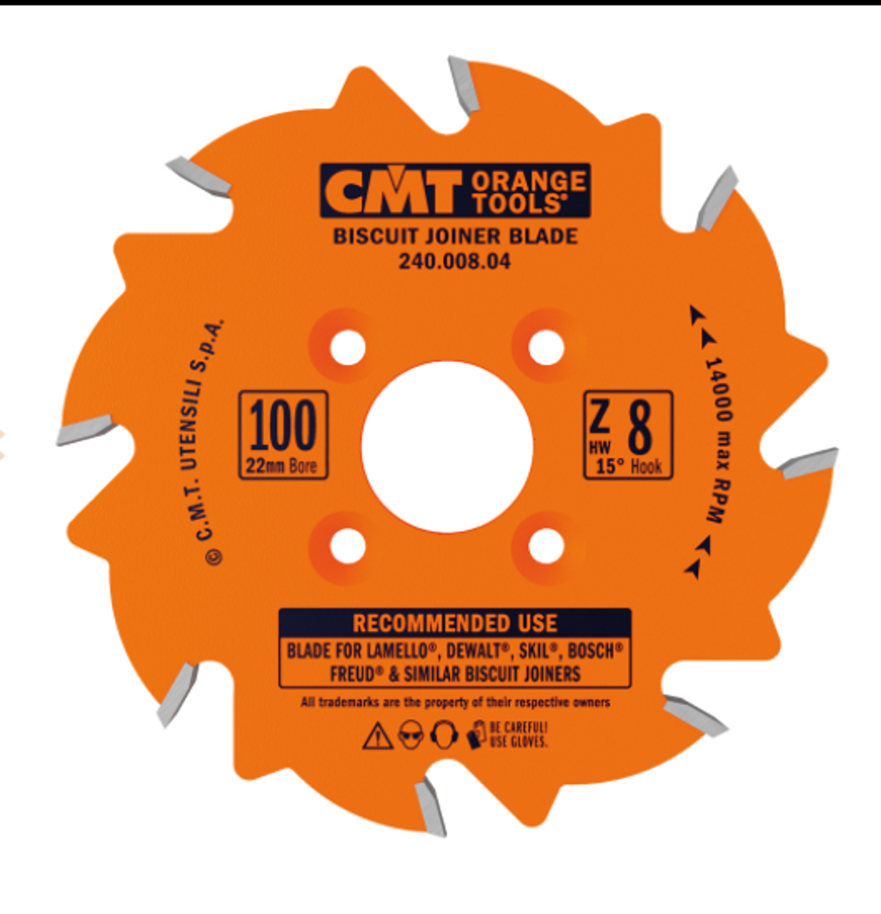 CMT 240.006.04,3'' + 15/16'',Biscuit Joiner Circular Saw Blades