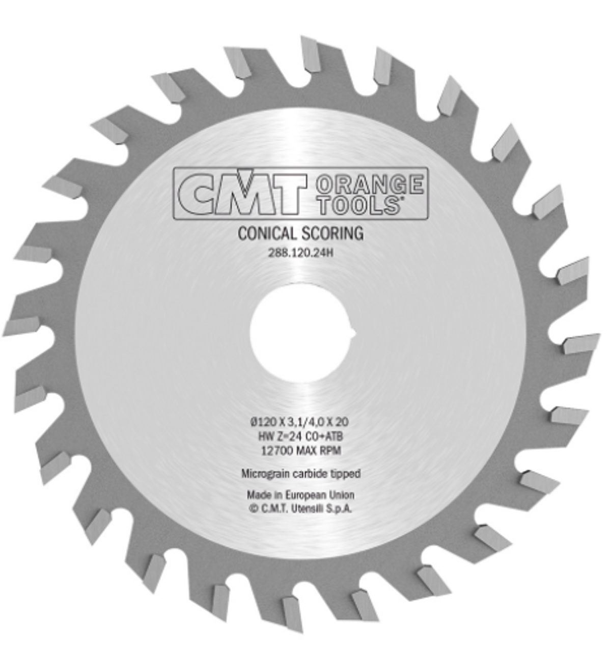 CMT 288.200.36H,7'' + 3/32'',Industrial Conical Scoring Blades