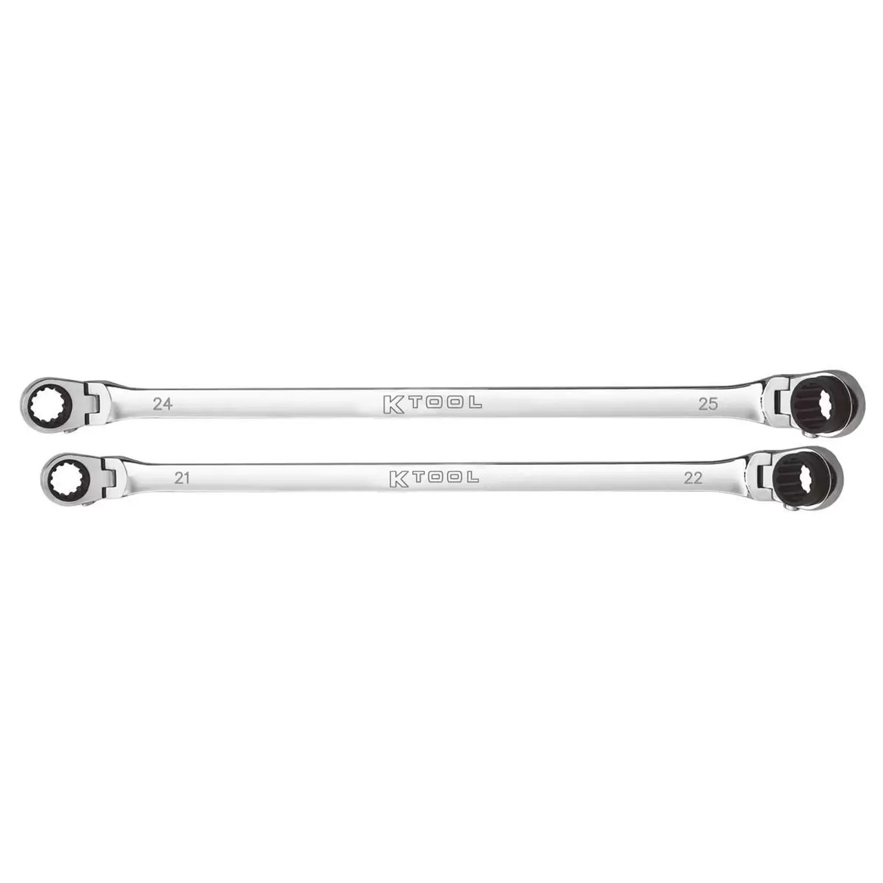 K Tool International 2 Pc. Metric Double Box Univ Spline 90 Tooth