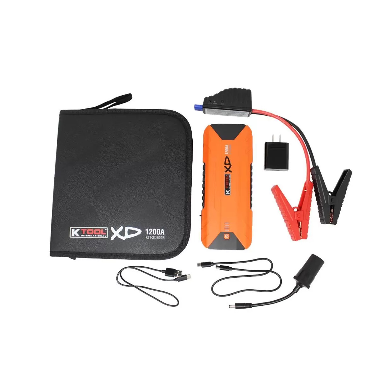 Compact Jump Starter 1200 amp, 12-volt, 16,000mAh