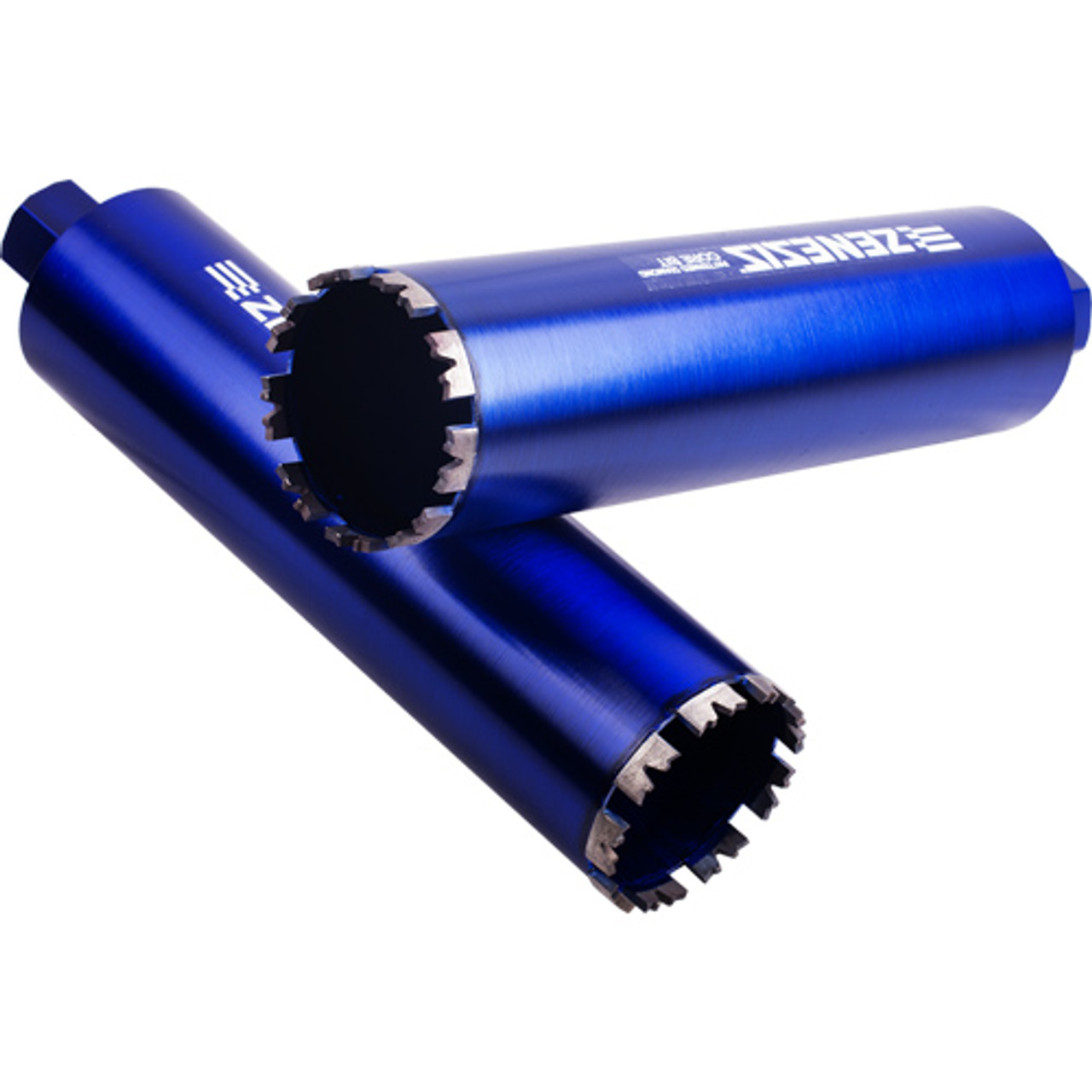 Diamond Vantage 4¬" X .155" X 1¬-7" Soft Bond ZENESIS V Notch Core Bit, 10mm (blue)