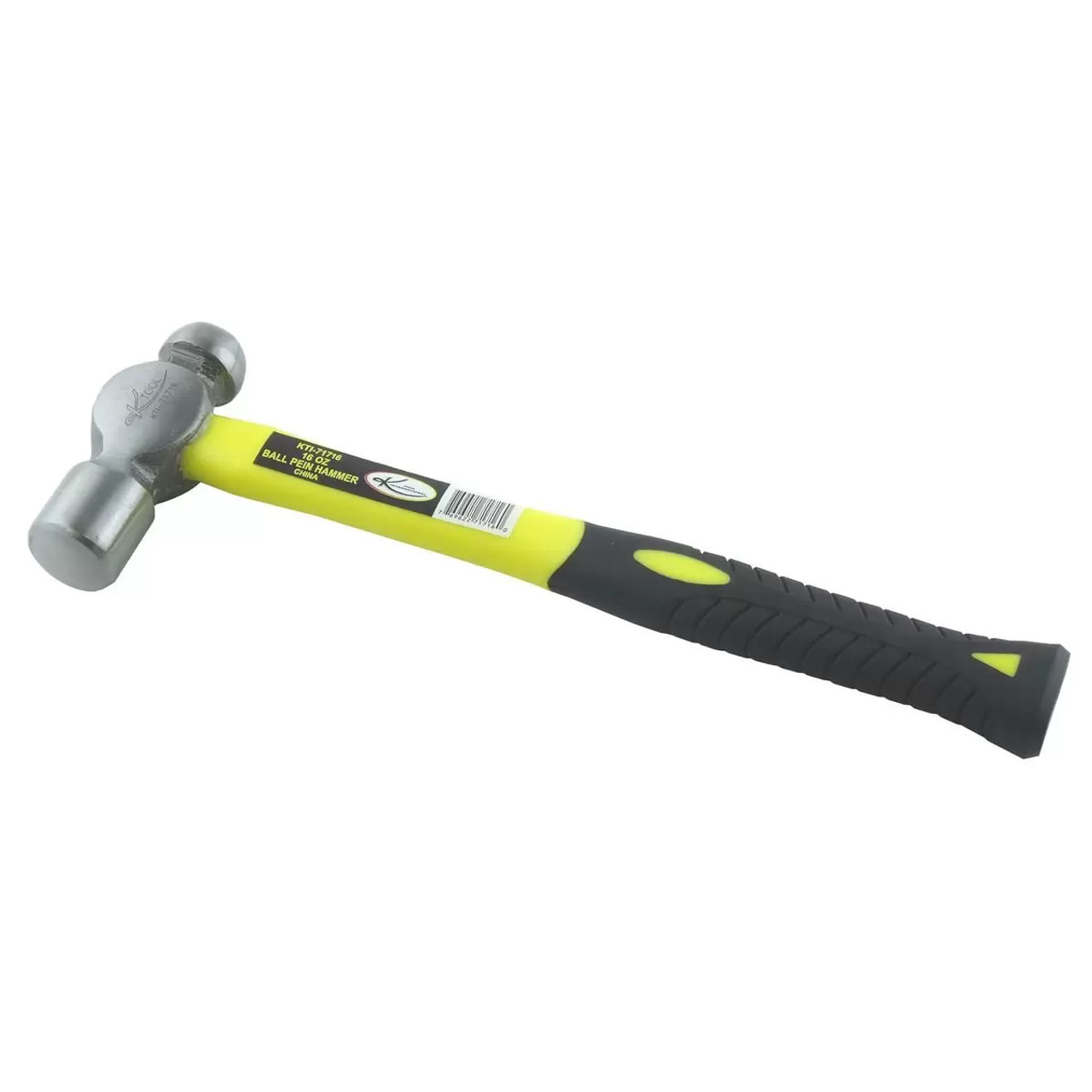 16 oz. Ball Peen Hammer with Fiberglass Handle