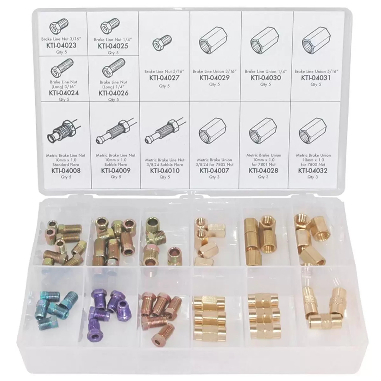 64 PC BRAKE LINE FITTING KIT