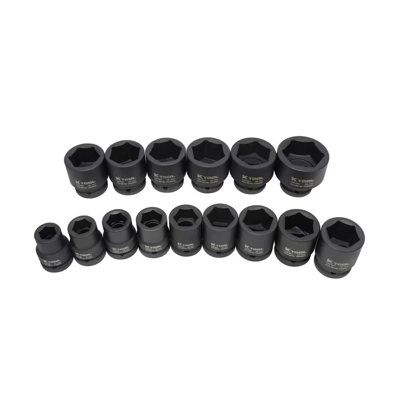 15-PIECE 3/4" DR SHORT MM IMP SOC SET