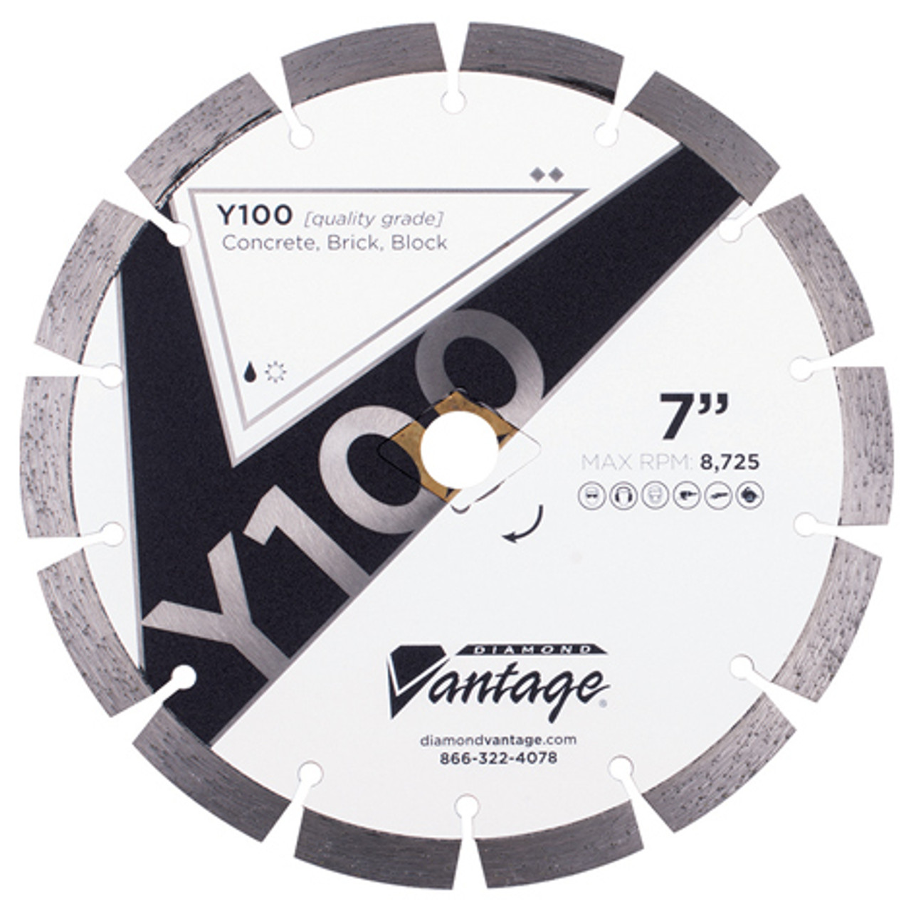 Diamond Vantage  6 x .095 x 7/8-5/8 General Purpose, Value Grade, Segmented Blade