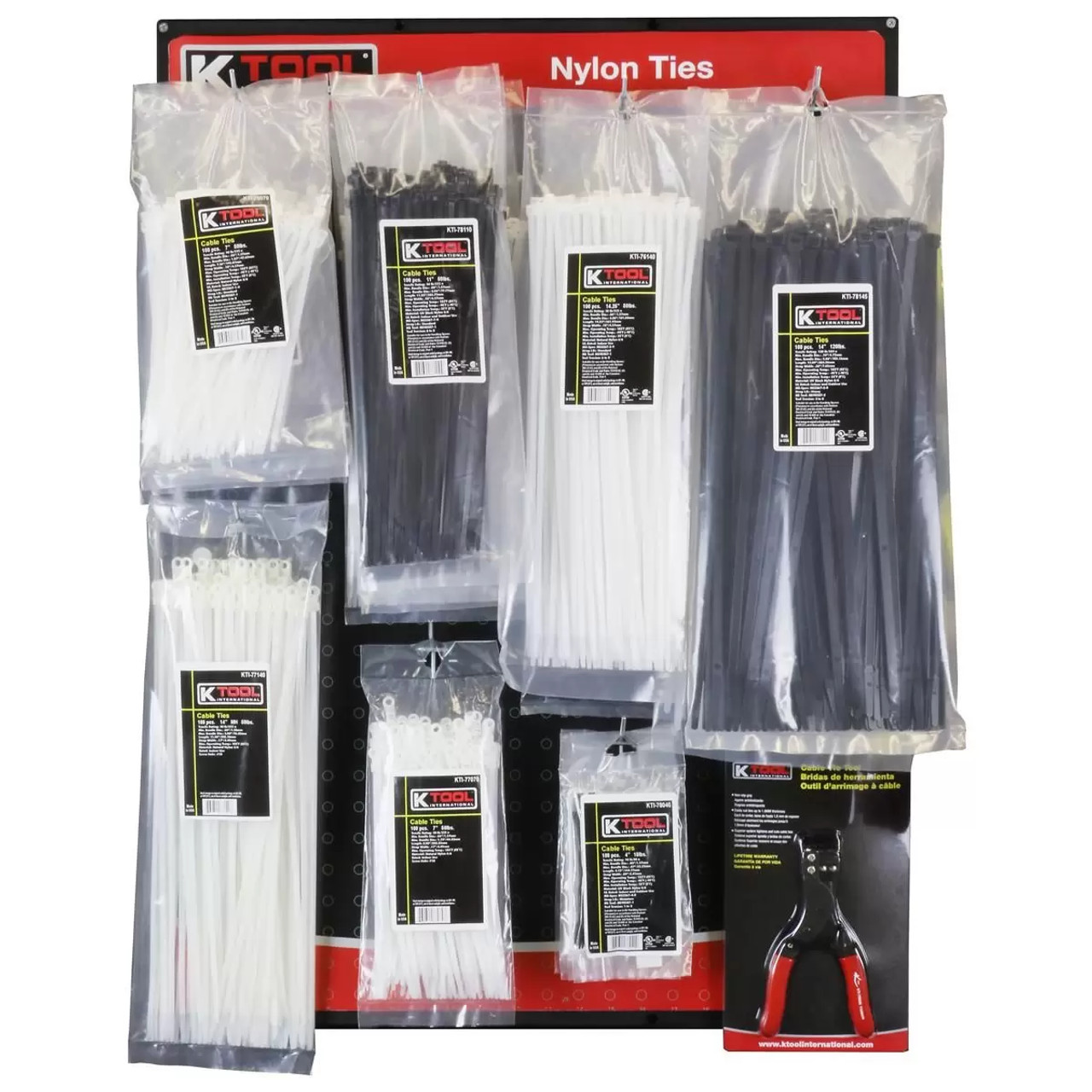 Nylon Ties Display